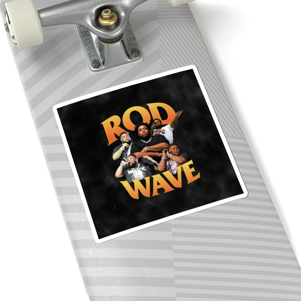 Rod Wave Sticker — Hip-Hop Artist Collage Kiss-Cut Sticker