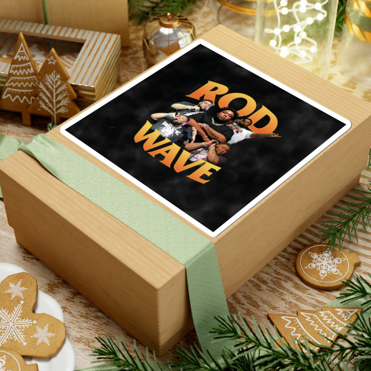 Rod Wave Sticker — Hip-Hop Artist Collage Kiss-Cut Sticker