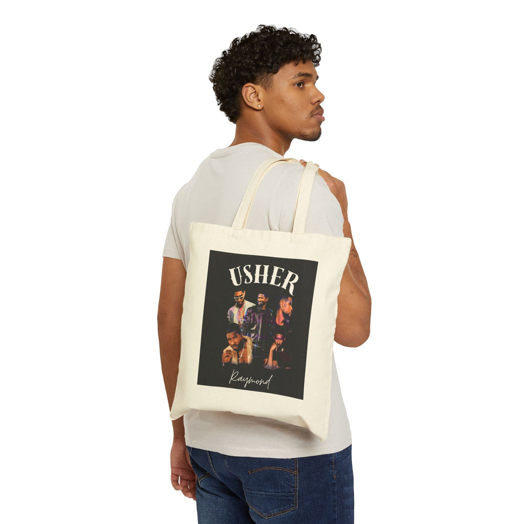 Usher Renaissance Album Photo Canvas Tote