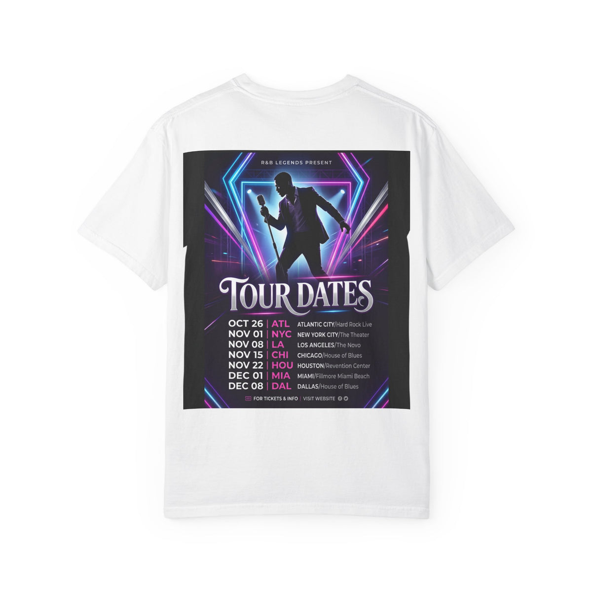 Tour Tee — Usher Collage Concert Shirt