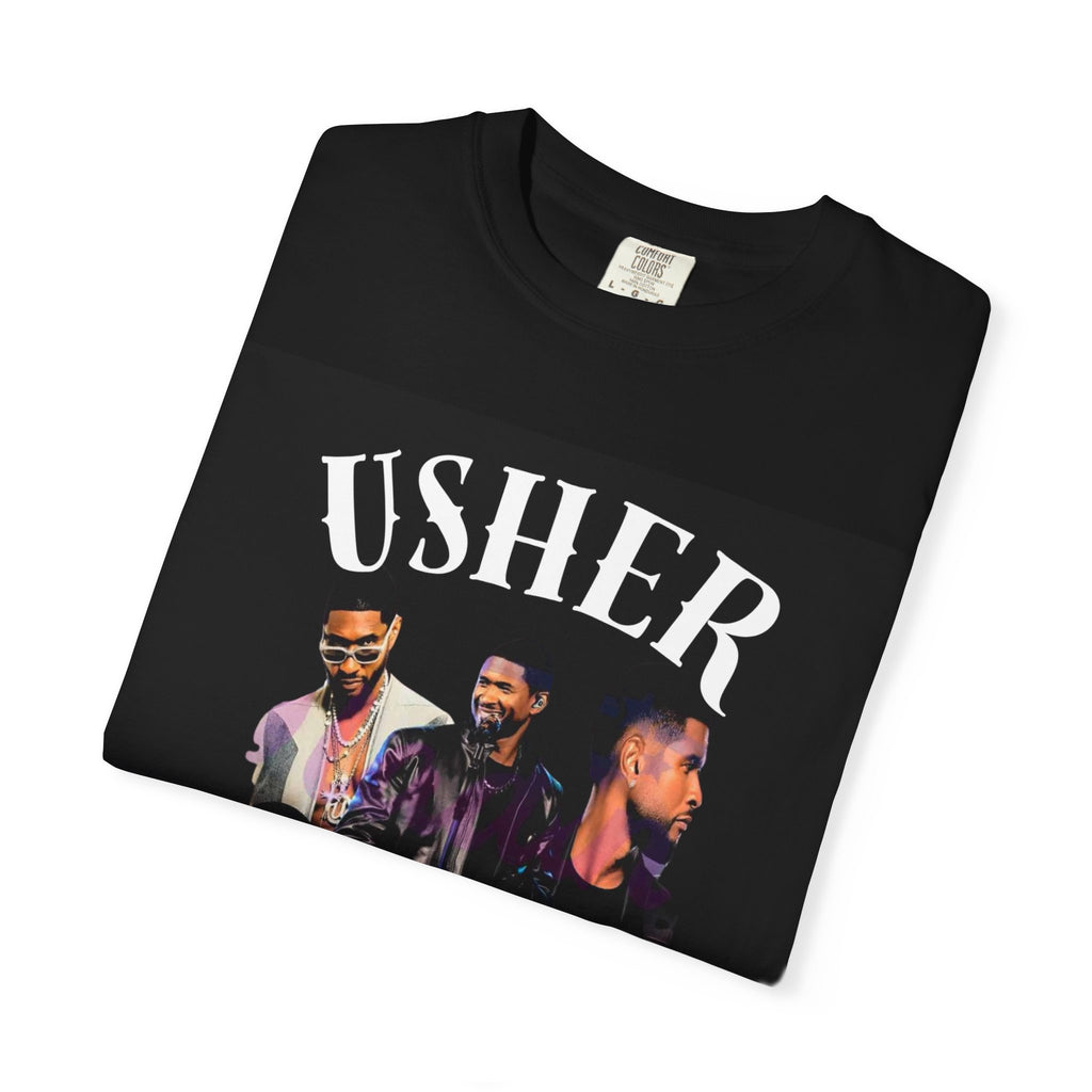 Tour Tee — Usher Collage Concert Shirt