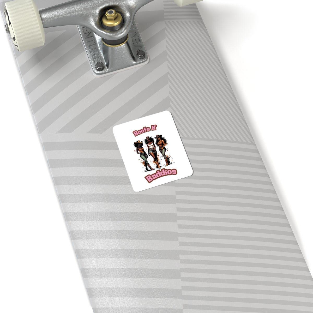 Kiss-Cut Sticker — "Boots N' Baddies" Retro Girl Squad Decorative Decal