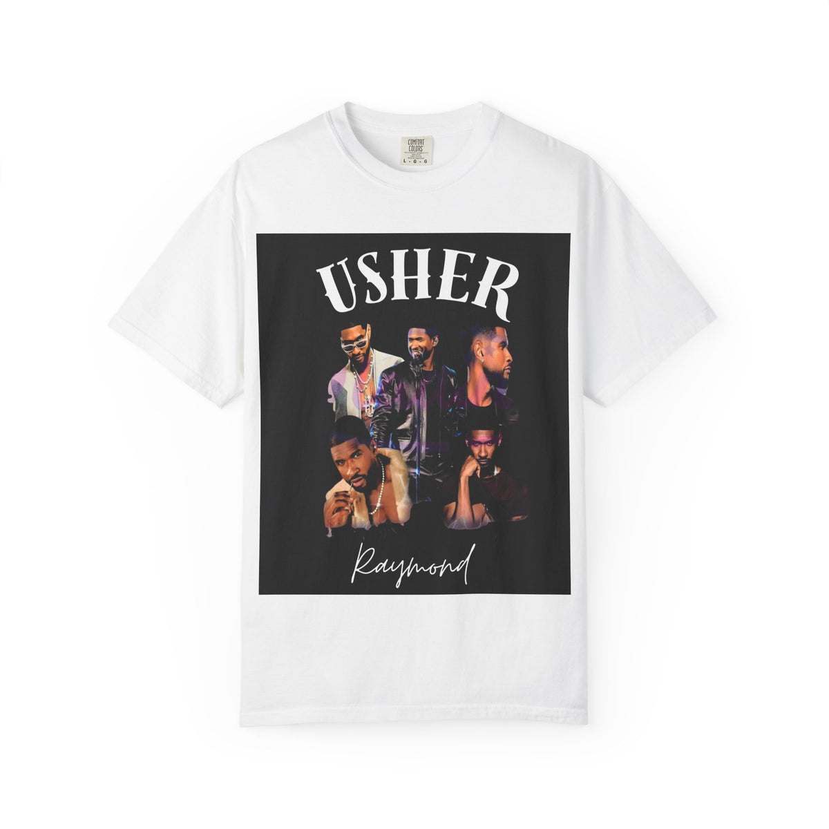 Tour Tee — Usher Collage Concert Shirt