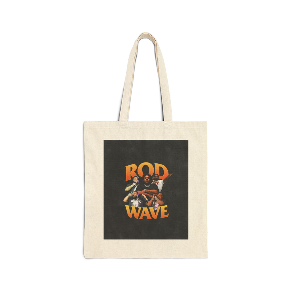 Rod Wave Graphic Tote Bag — Retro Music Lyric Canvas Shopper