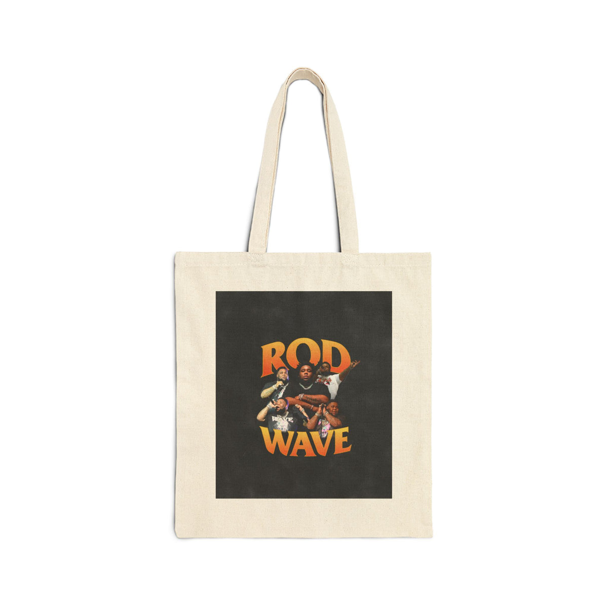 Rod Wave Graphic Tote Bag — Retro Music Lyric Canvas Shopper