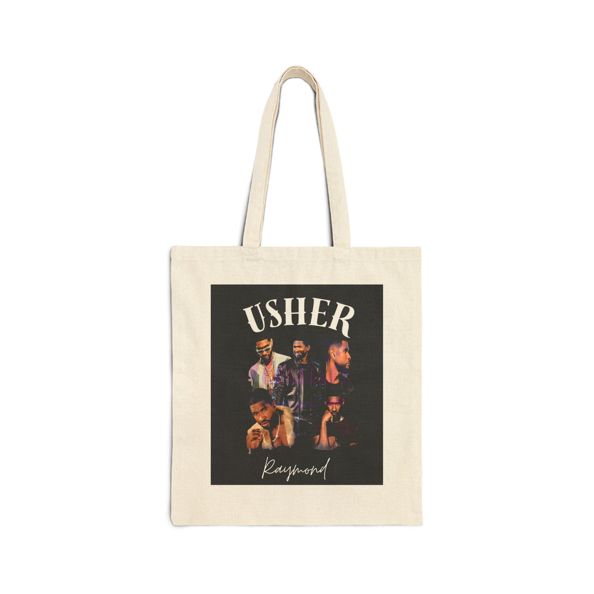 Usher Renaissance Album Photo Canvas Tote