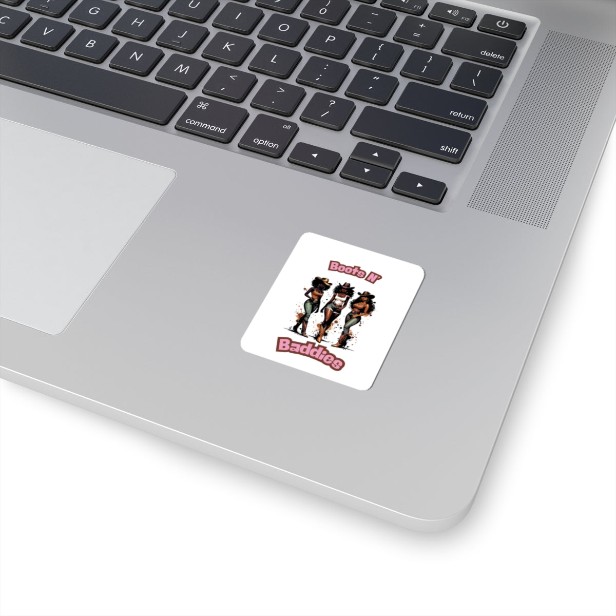 Kiss-Cut Sticker — "Boots N' Baddies" Retro Girl Squad Decorative Decal