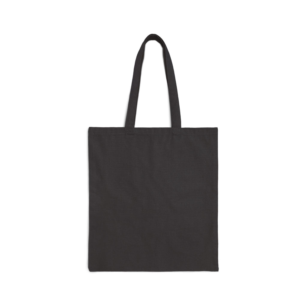 Canvas Tote Bag — "She is what she thinks she is" Heart Design