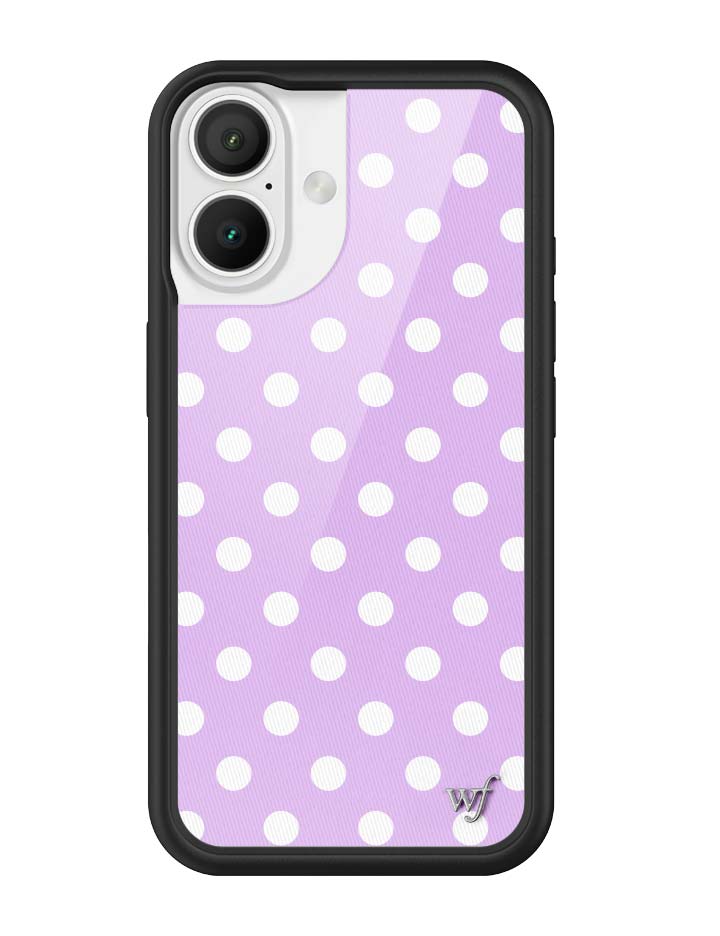 Polka Dot | Lavender and White iPhone Case