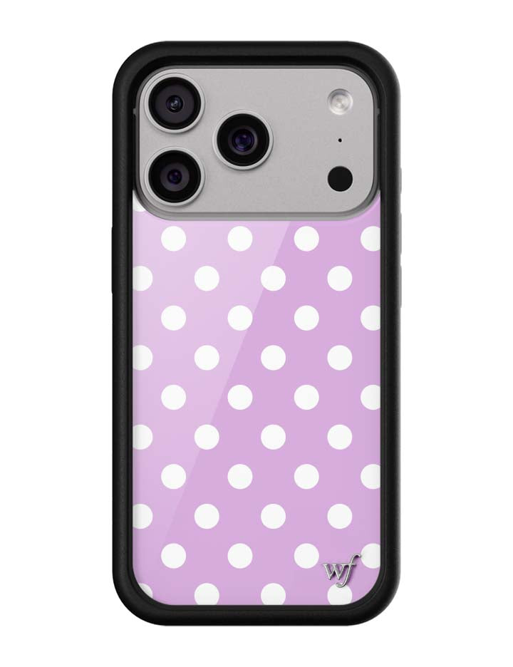 Polka Dot | Lavender and White iPhone Case