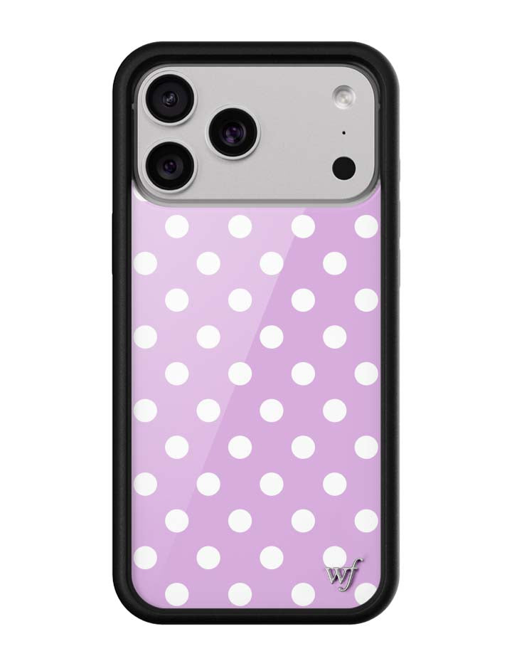 Polka Dot | Lavender and White iPhone Case