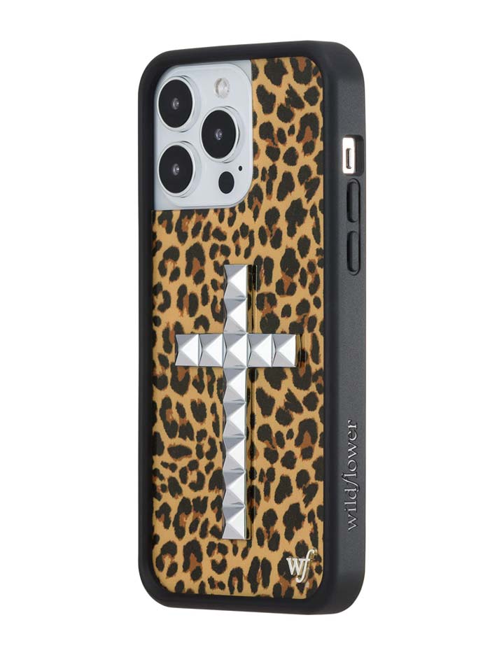 Stud Cross Meow iPhone Case